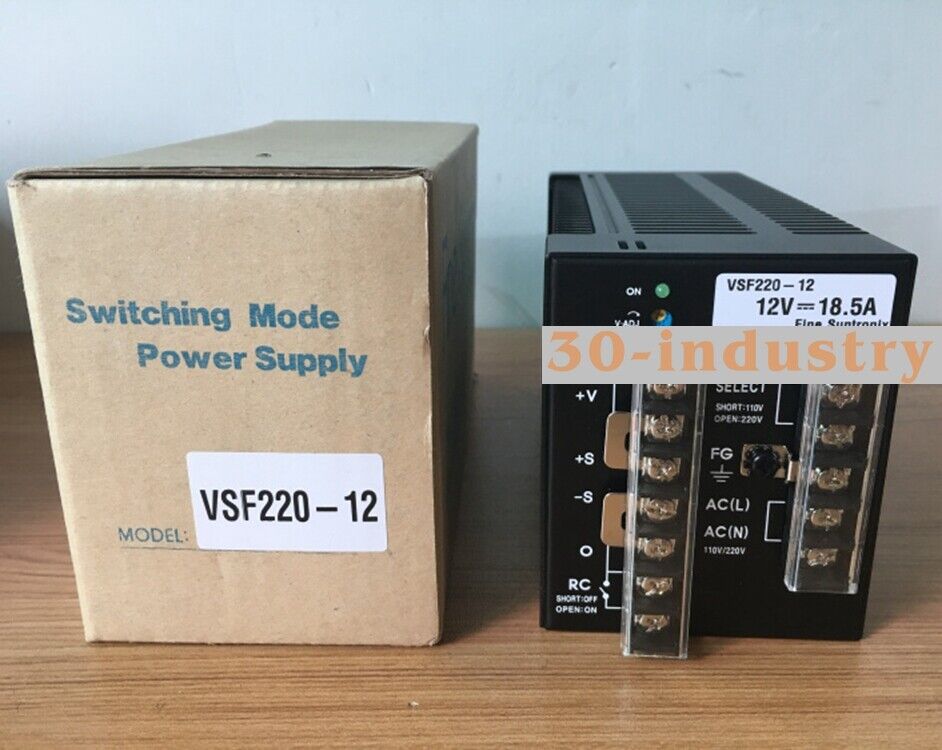 1PCS NEW FOR FINE SUNTRONIX VSF220-12 Switching Power Supply 12V 18.5A - FINE SUNTRONIX