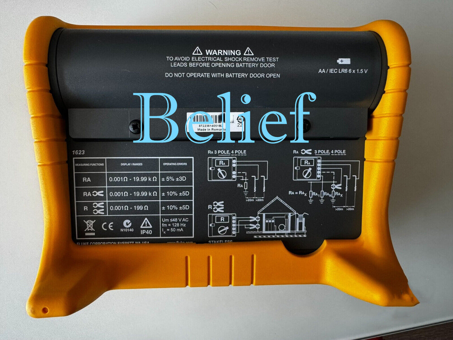 New FLUKE 1623-2 GEO Ground Tester Fast Delivery - FLUKE