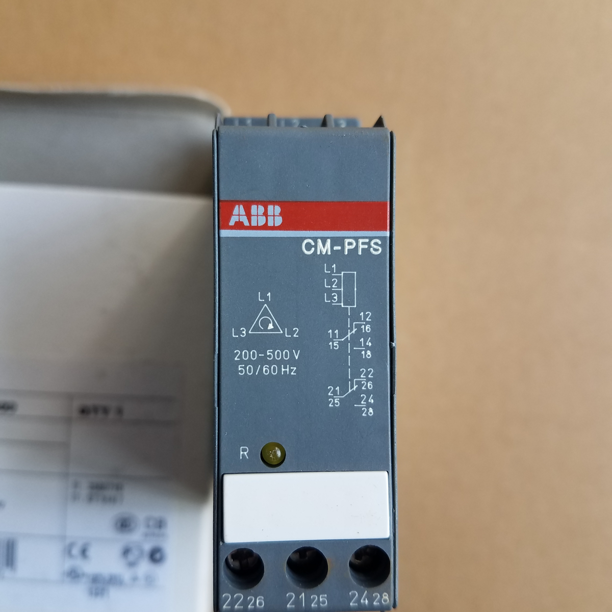 new 1pc ABB CM-PFS phase sequence monitoring relay