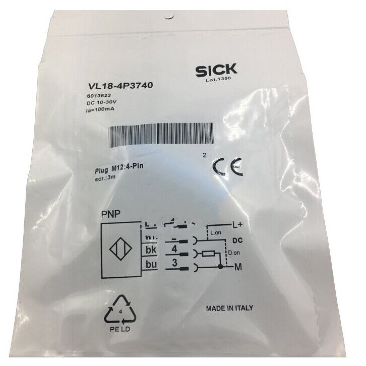 SICK VL18-4P3740 Photoelectric Switch Sensor - SICK
