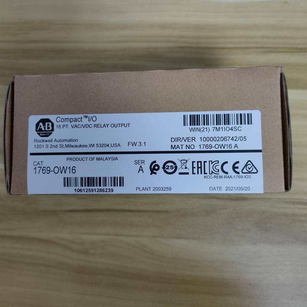 Allen-Bradley CompactLogix 16 Pt Relay Module 1769-OW16 NEW - ALLEN-BRADLEY