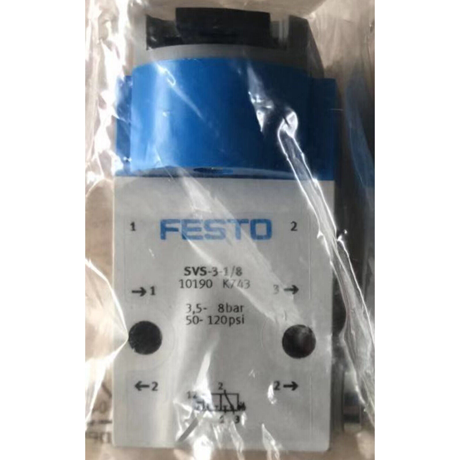 FESTO SVS-3-1/8 10190 Basic Valve - FESTO