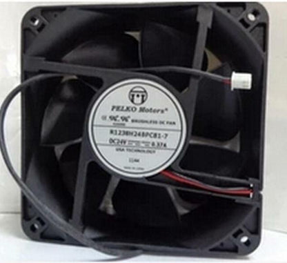 1pcs  PELKO MOTORS R1238H24BPCB1-7 24V 0.37A 12038 fan