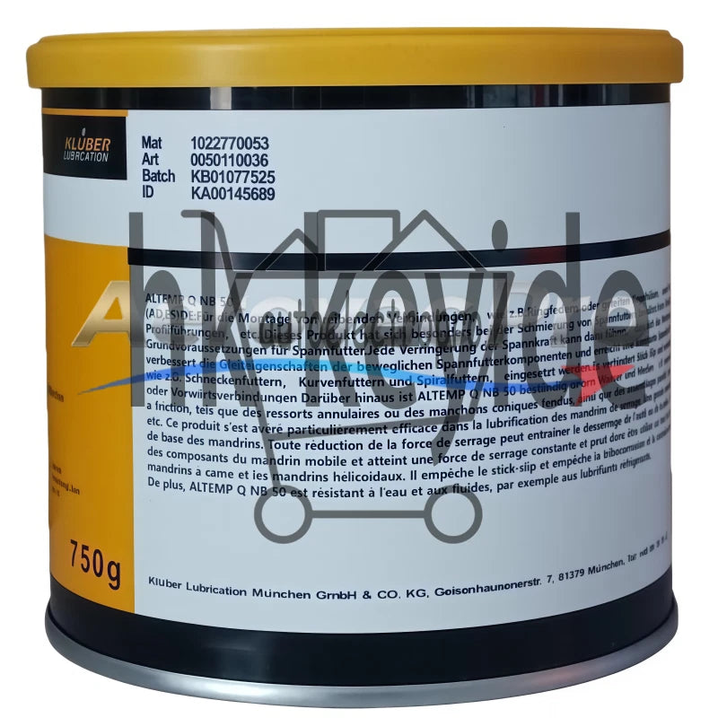 1Pcs KLUBER Lub. ALTEMP Q NB 50 Grease 750g ( 26.5 oz) QNB50 SAFE RELIABLEVV
