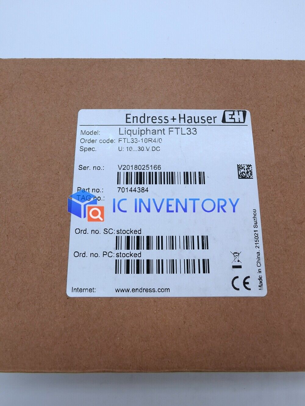 new 1PCS liquid tuning fork FTL33-AA4M3ABWSJ - VENDOR NAME