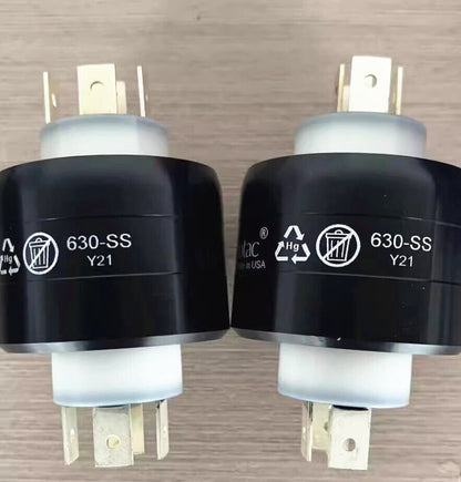 new 1pcs MERCOTAC Mercury Conductive Slip Ring 630-SS Black Rotary Connector - MERCOTAC