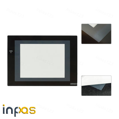 new For NS5-SQ11B-V2 Touch screen panel glass + Protective film Omron