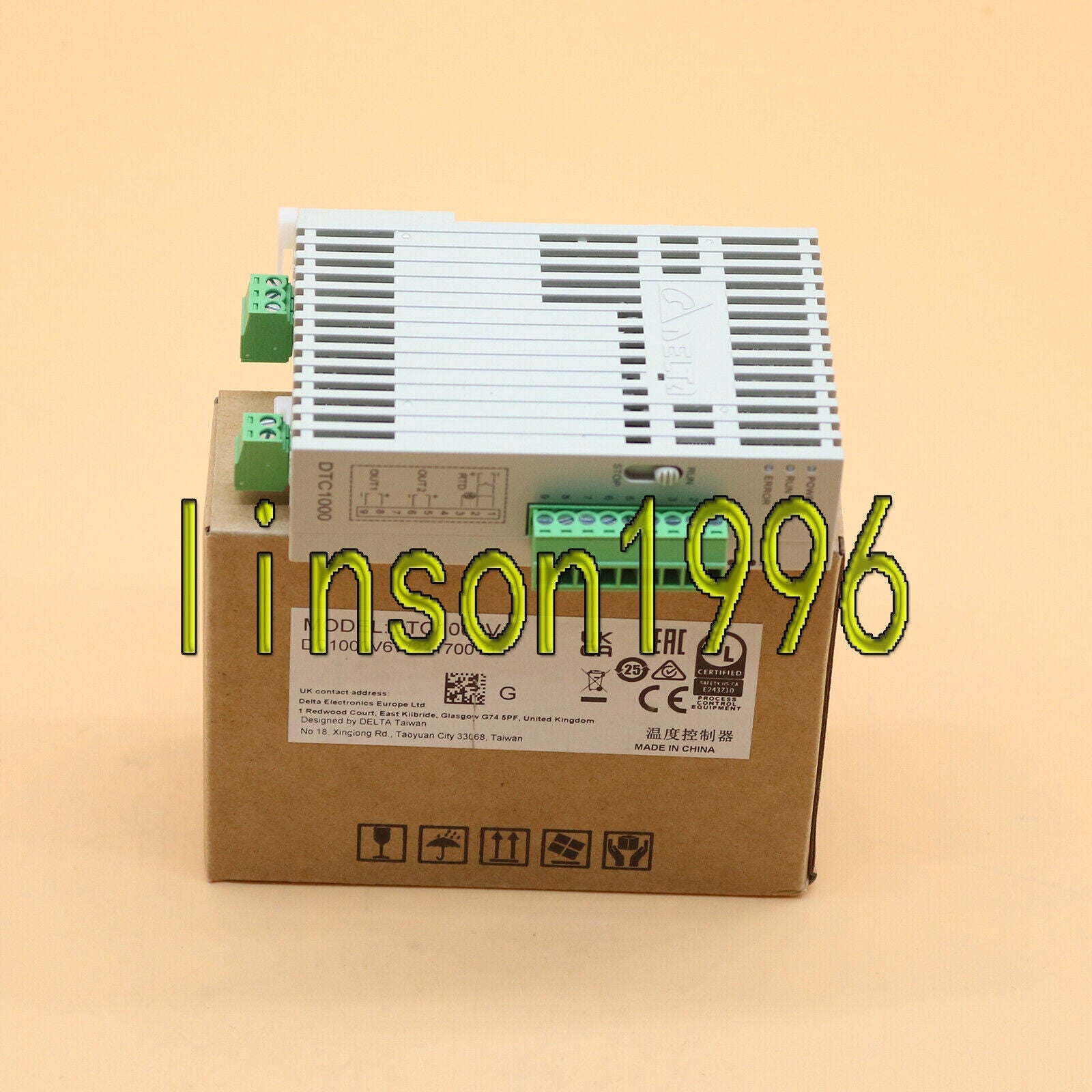 new  Delta DTC1000V Temperature Controller Input DC24V output relay Delta