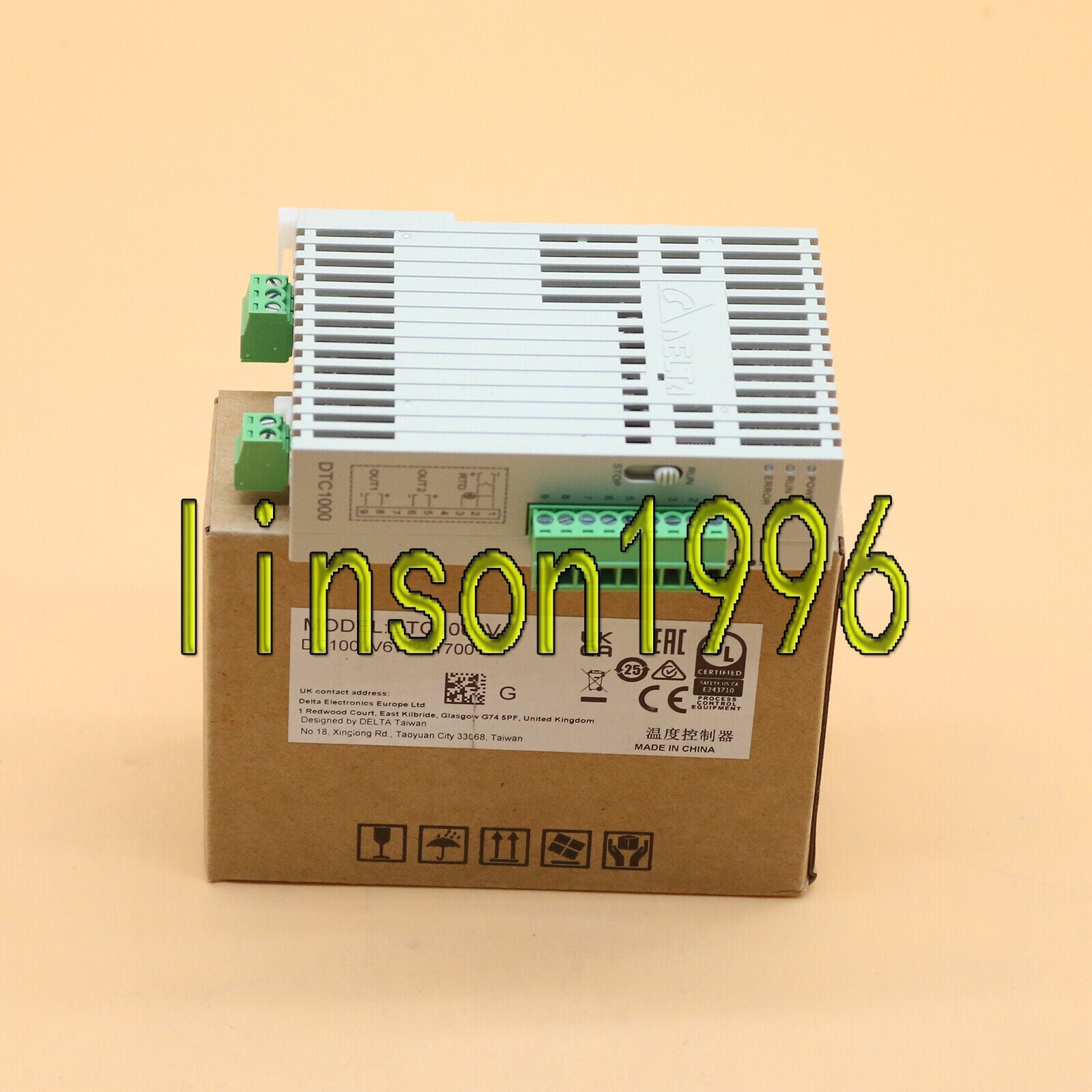 Delta DTC1000V Temperature Controller Relay DC24V - DELTA