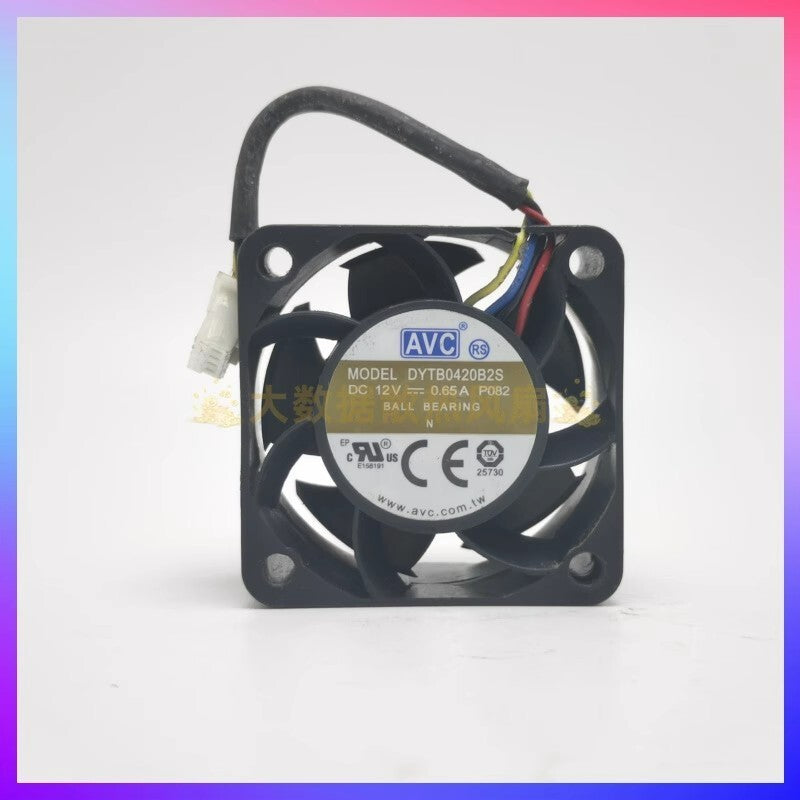 AVC DYTB0420B2S 4020 DC12V 0.65A 4CM 4-Pin Cooling Fan