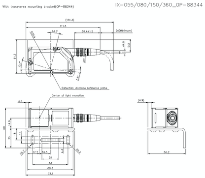 KEYENCE IX-055 Laser Sensor - KEYENCE