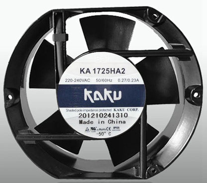 1PC KAKU fan KA1725HA2B 1750 220V 0.27A double ball bearing cooling fan