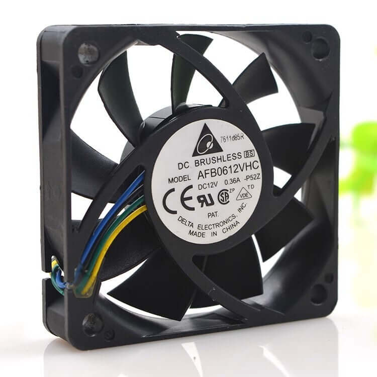 Delta AFB0612VHC 6015 DC12V 0.36A 6CM 3-Wire Cooling Fan