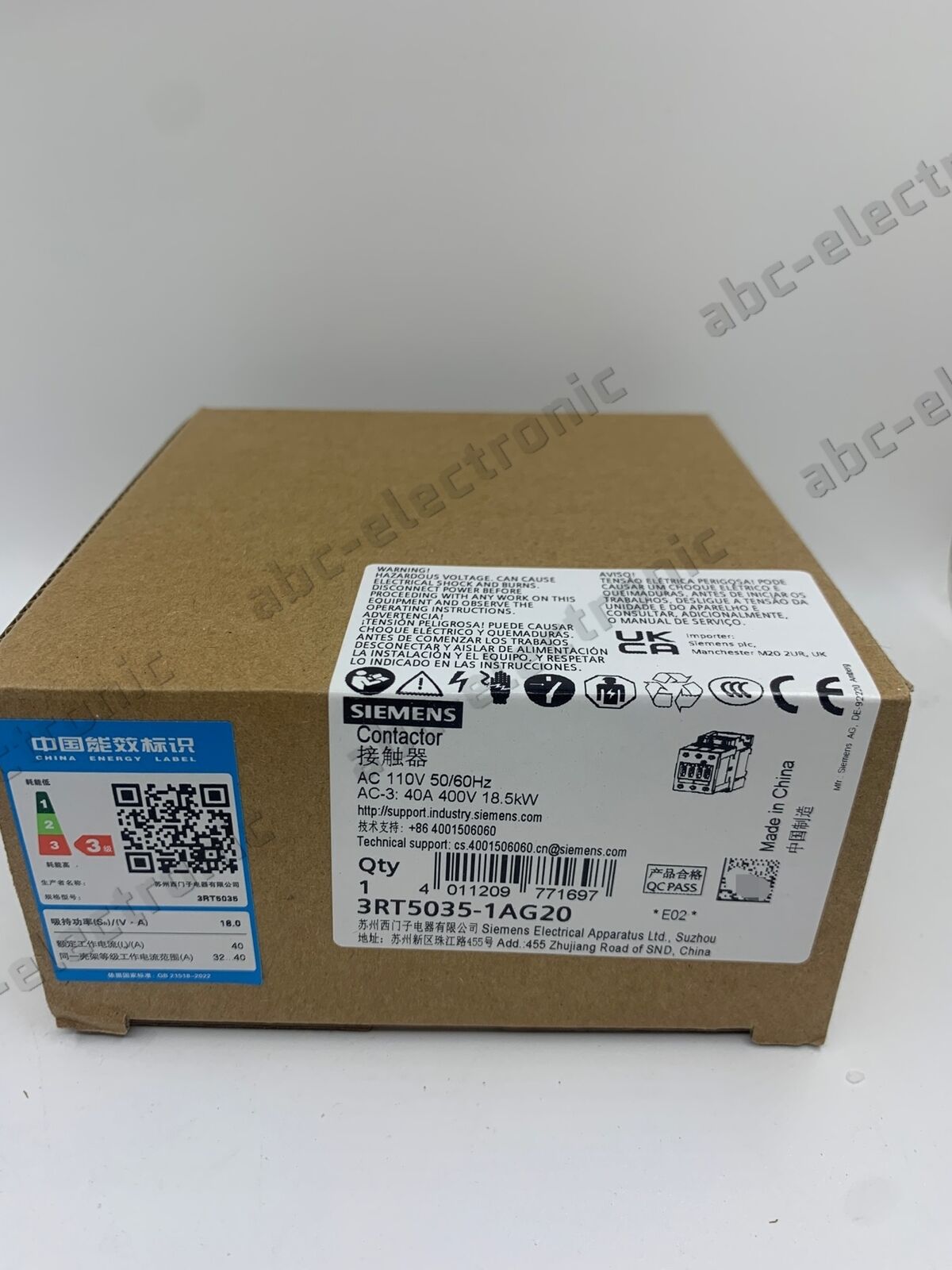 new 1PCS  contactor 3RT5035-1AG20 SIEMENS