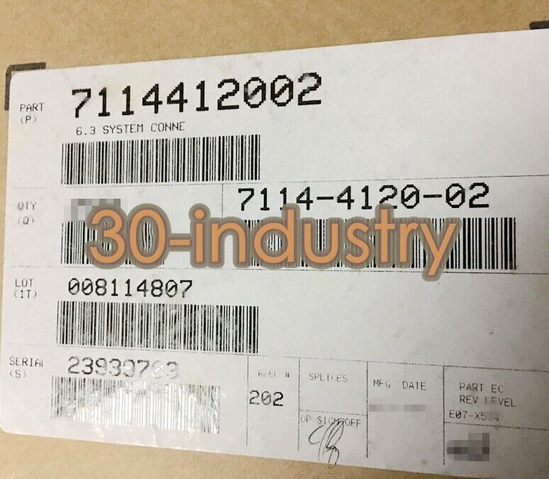100 New 7114-4120-02 Connector Plug Terminal - High Quality Parts - Generic