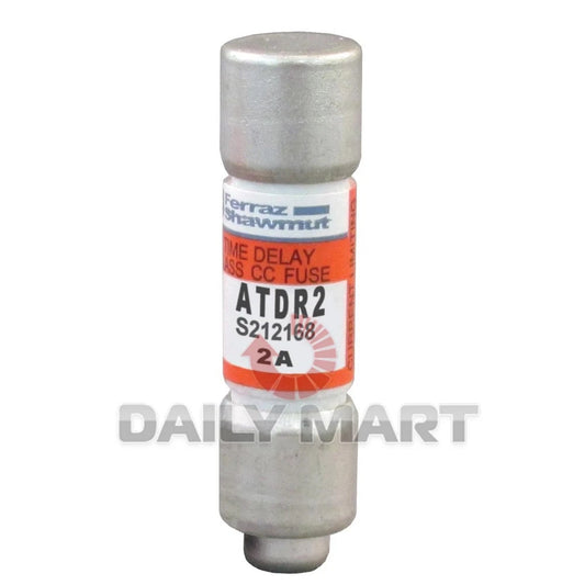 10PCS/ FERRAZ SHAWMUT ATDR2 Fuse 2A 600VAC