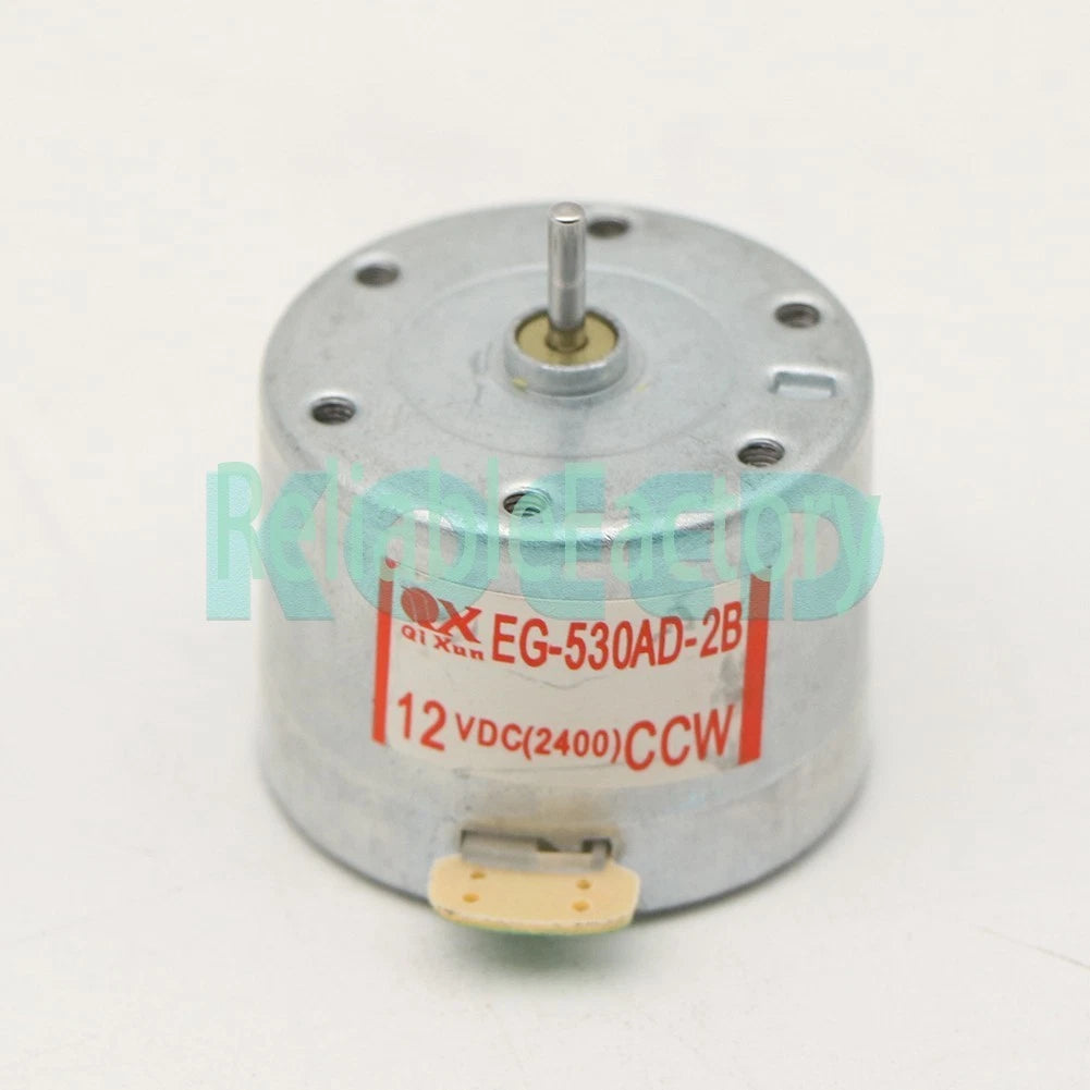 2400RPM EG-530AD-2B Recorder Motor Audio Spindle Motor for Tape Deck DC 12V CCW