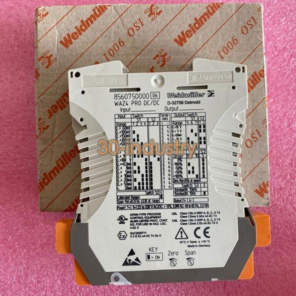 1PCS New For Weidmuller Analog signal isolator 8560750000 WAZ4 PRO DC/DC - KOEED