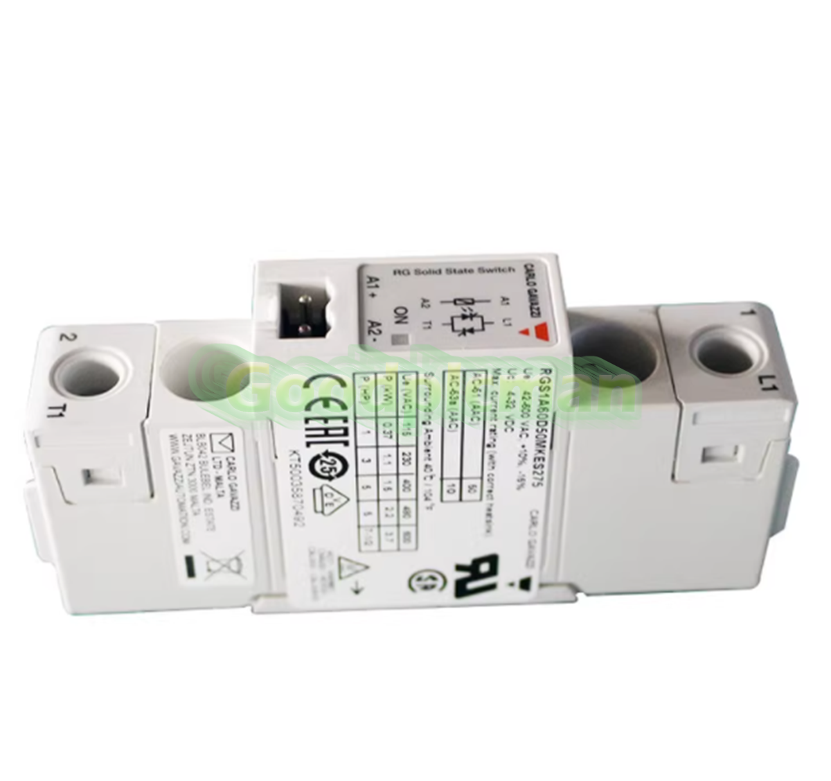 CARLO GAVAZZI RGS1A60D50MKES275 Solid State Relay 1Pcs/
