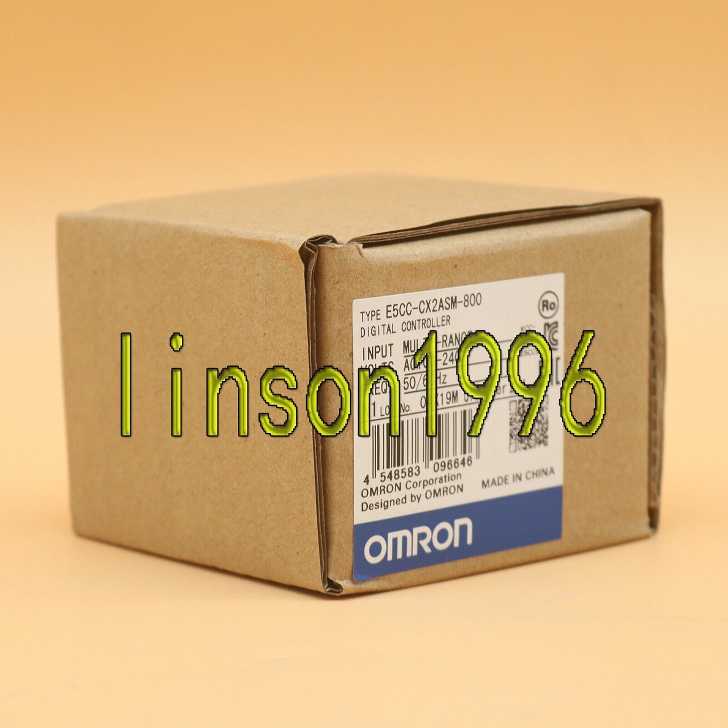 Omron Temperature Controller E5CC-CX2ASM-800 100-240VAC 1 Year - OMRON