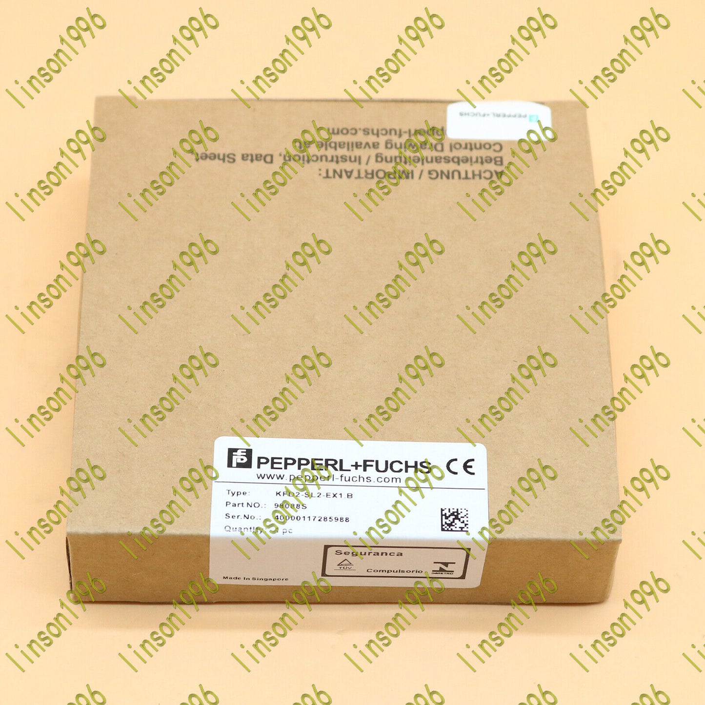 Pepperl+Fuchs KFD2-SL2-EX1.B Safety Barrier Spot Sticker - PEPPERL+FUCHS