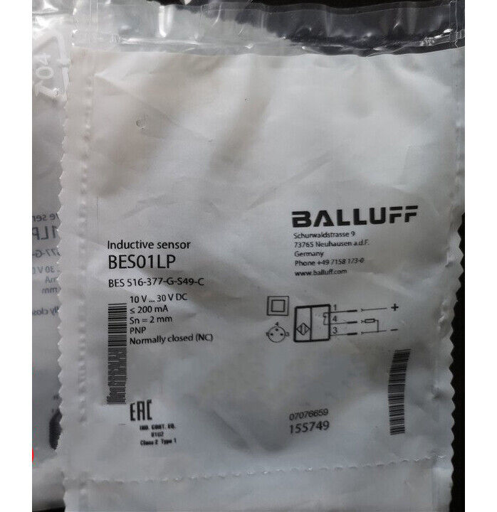 new ONE BALLUFF Proximity sensor BES 516-377-G-S49-C - BALLUFF