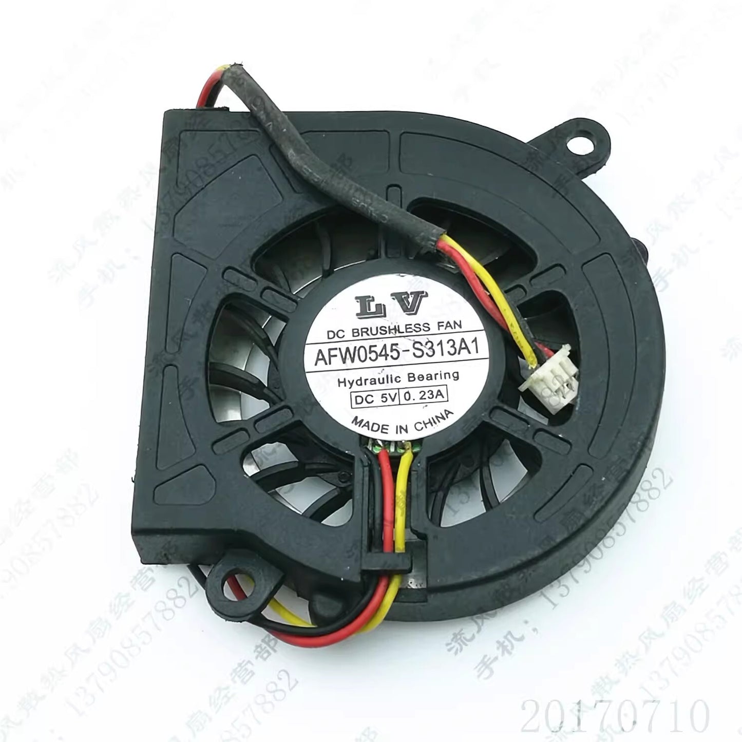 1PCS AFW0545-S313A1 DC5V 0.23A 3-Wire CPU Cooling Fan