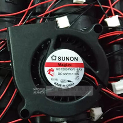 SUNON GB1205PKV1-8AY.GN 5020 DC12V 1.5W 2-Pin Turbo Cooling Fan