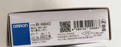 OMRON NX-HAD402 Analog Input Unit, 1PCS, Ver.1.0 – High-Quality Sensor Unit - OMRON