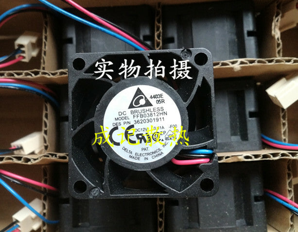 1pcs Delta FFB03812HN-F00 3828 3.8CM 12V 0.41A 3-wire fan