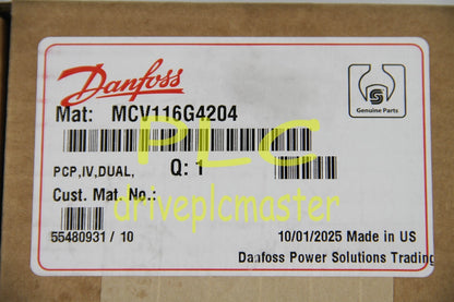 MCV116G4204 Danfoss pressure control pilot #dr
