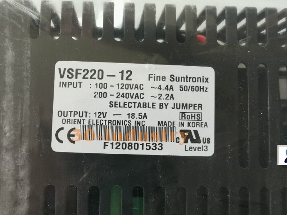 1PCS NEW FOR FINE SUNTRONIX VSF220-12 Switching Power Supply 12V 18.5A - FINE SUNTRONIX