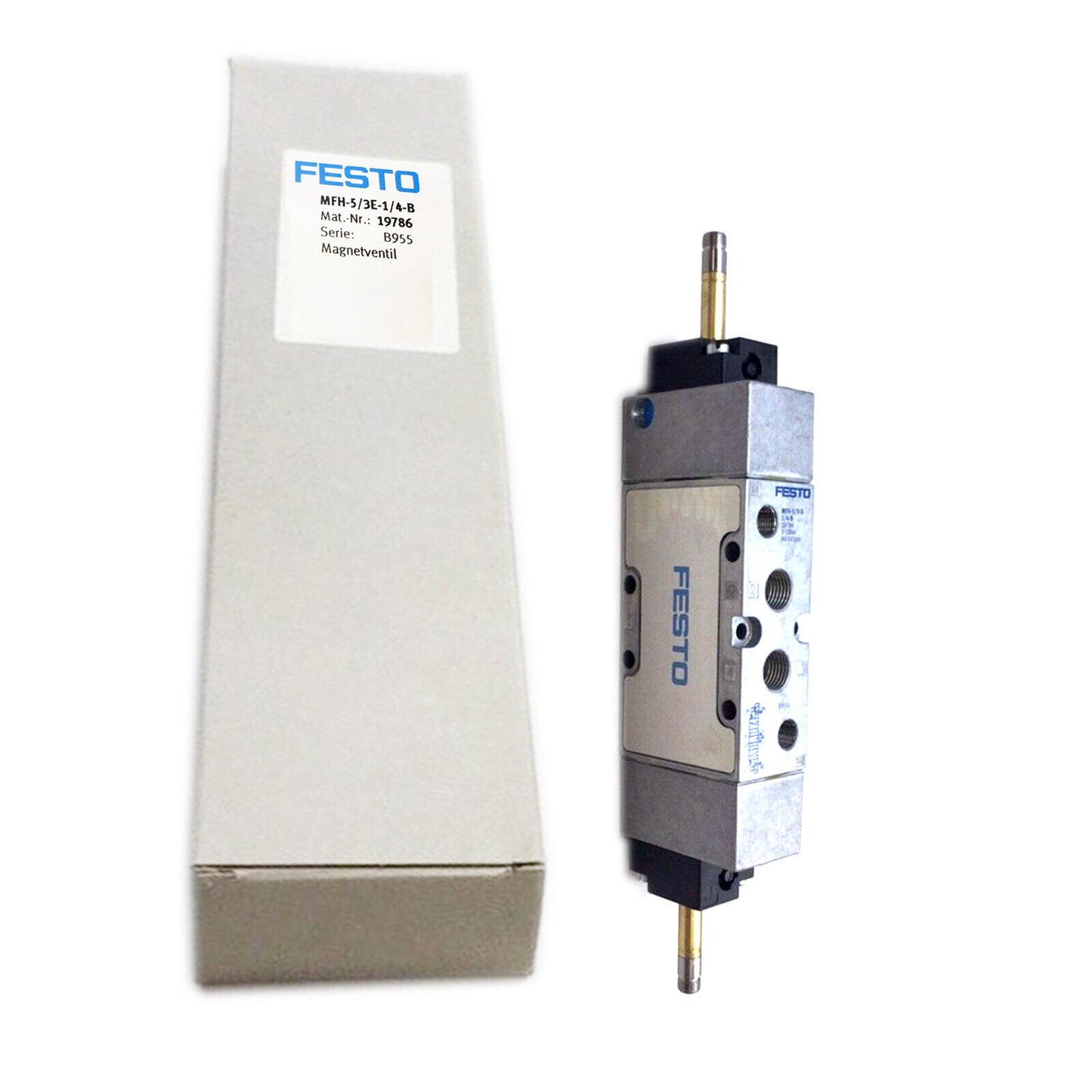 FESTO MFH-5/3E-1/4-B 19786: Solenoid Valve – Industrial - FESTO