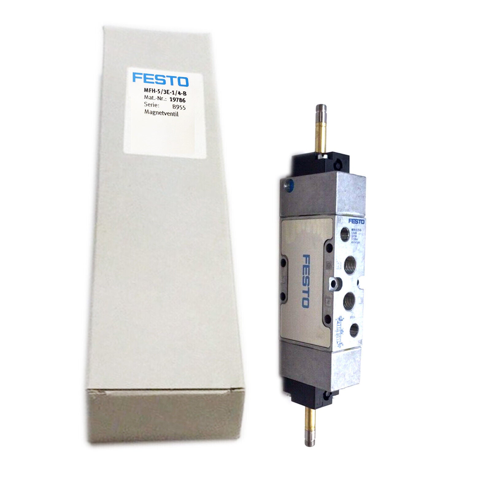 FESTO MFH-5/3E-1/4-B 19786: Solenoid Valve – Industrial - FESTO