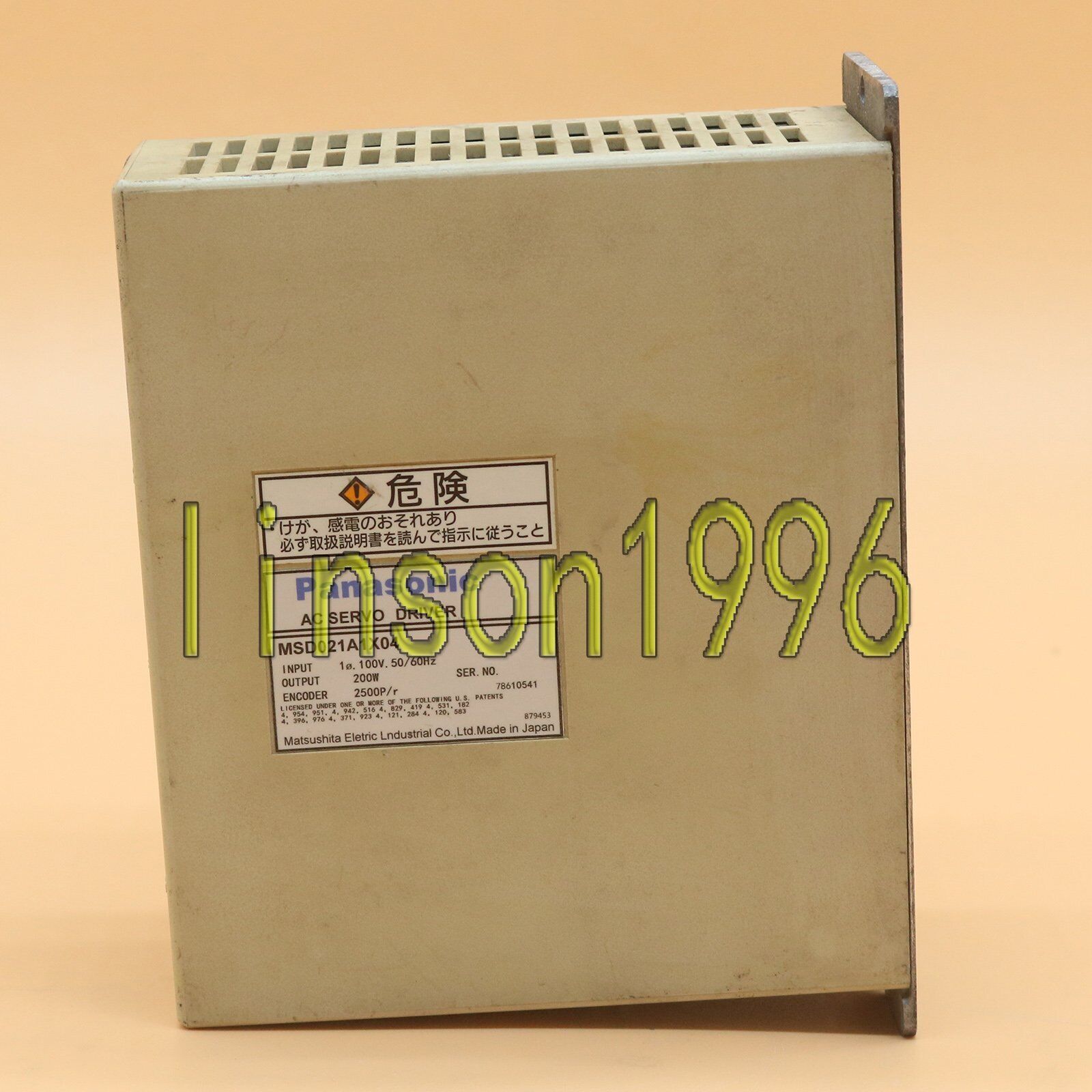 Used Panasonic MSD021A1X04 Servo Drive – Tested - PANASONIC