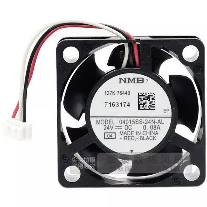 NMB 04015SS-24N-AL 4015 DC24V 0.08A 4CM 3-Pin Cooling Fan