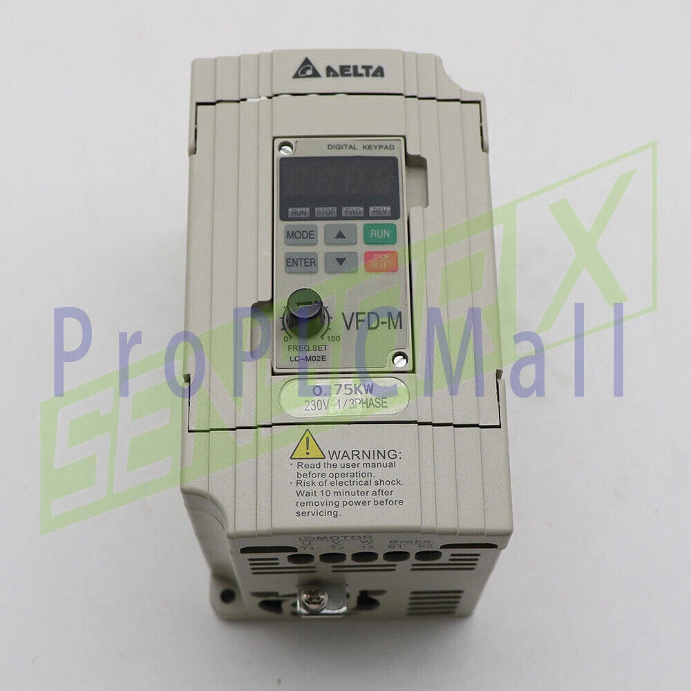1x Delta VFD007M23A 220V 0.75KW Frequency Converter~