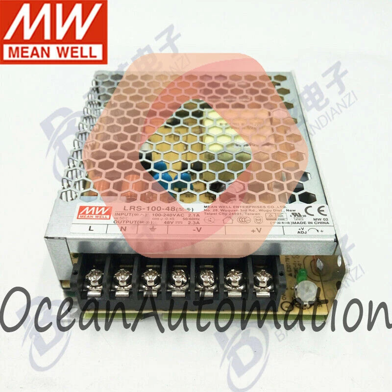 1 pcs MEAN WELL LRS-100-48 110.4W 48V 2.3A power supply