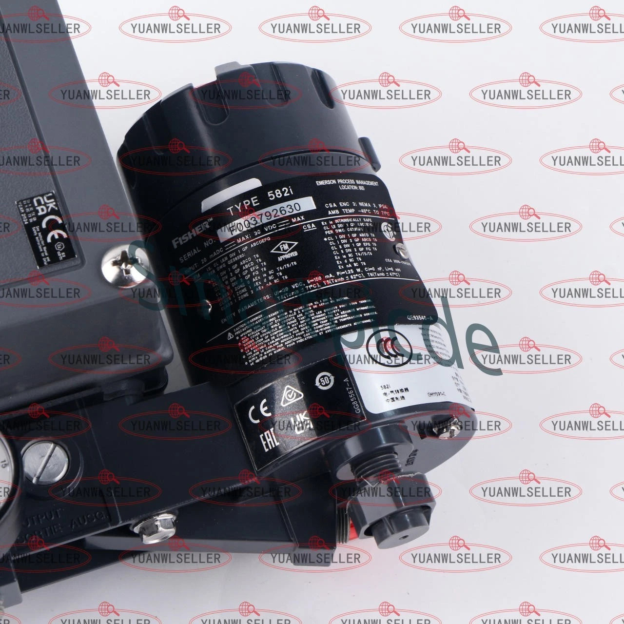 1x Fisher 3582i Valve Positioner
