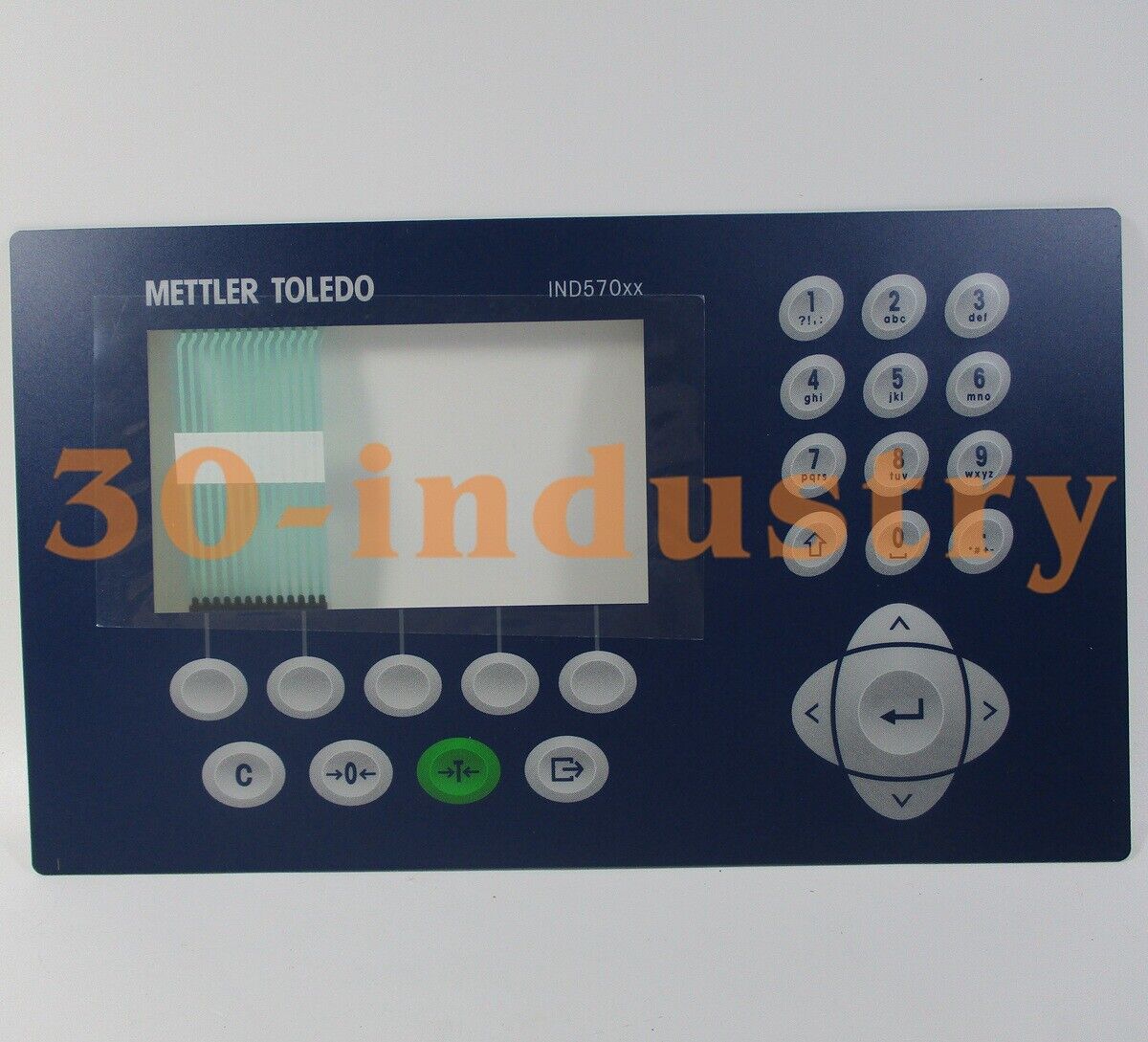 Membrane Keypad for METTLER TOLEDO IND570XX - 1PC New - METTOVERVIEW