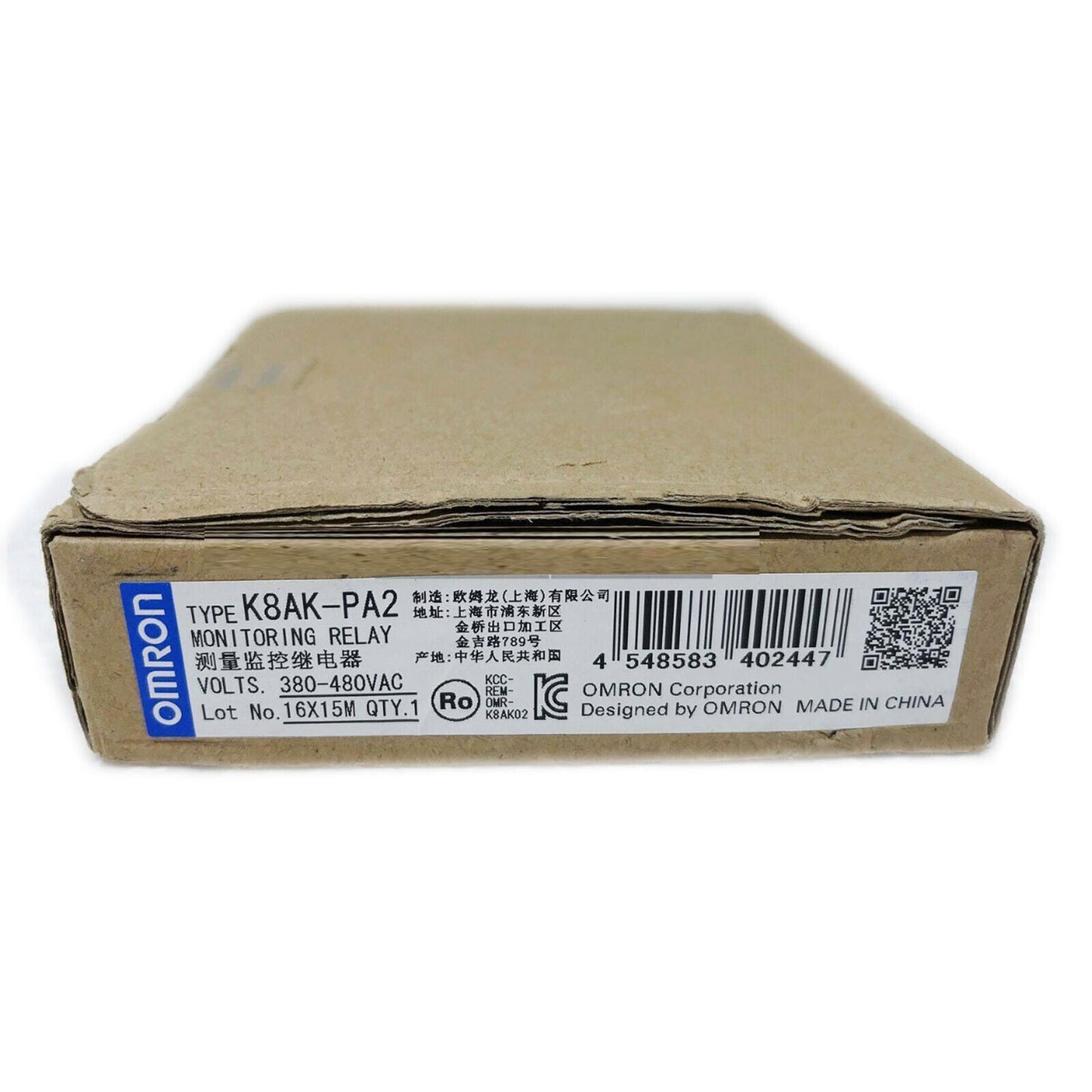 OMRON K8AK-PA2 Monitoring Relay: High-Performance Monitoring Relay - OMRON