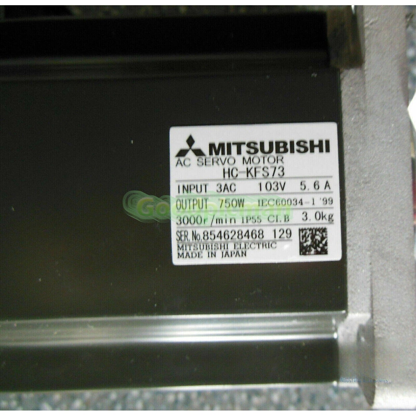 1PC Mitsubishi HC-KFS73 750W AC Servo Motor Free Ship