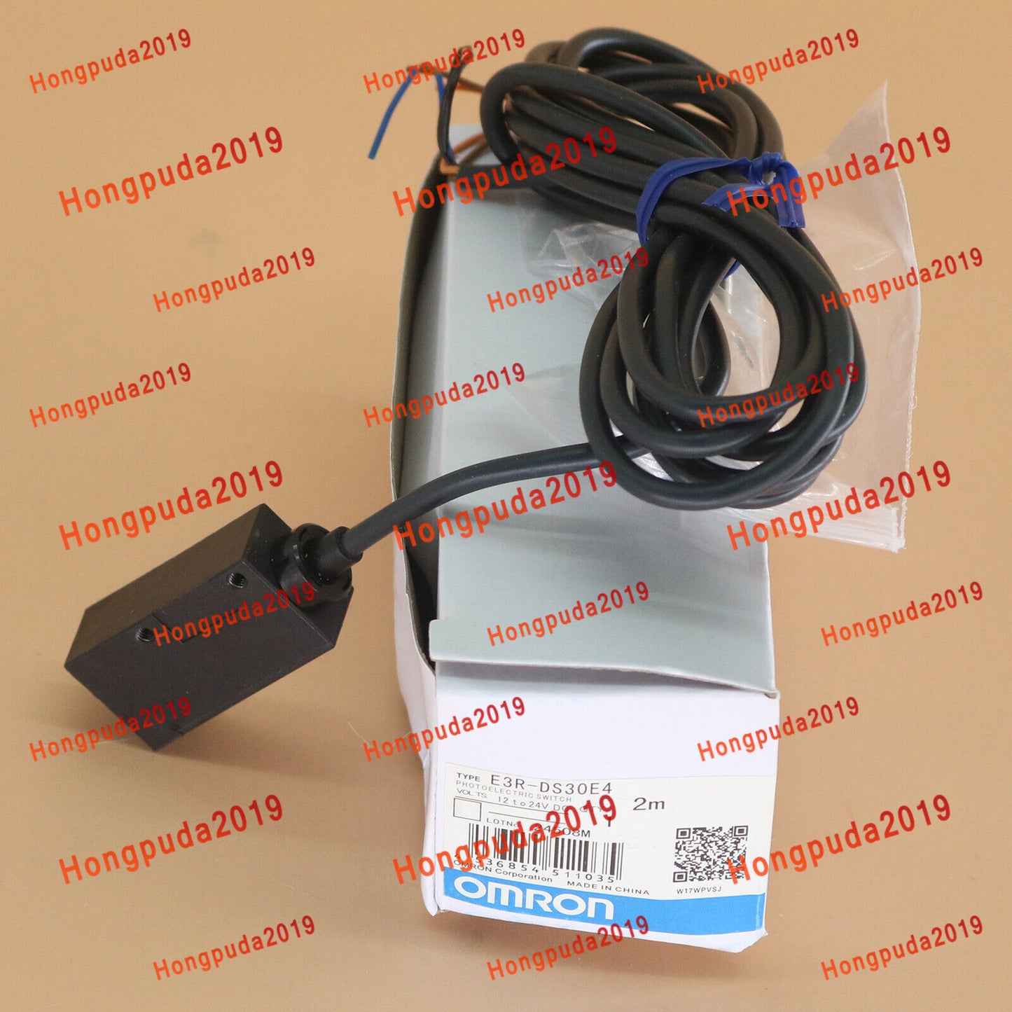 Omron E3R-DS30E4 2m Photoelectric Sensor - OMRON