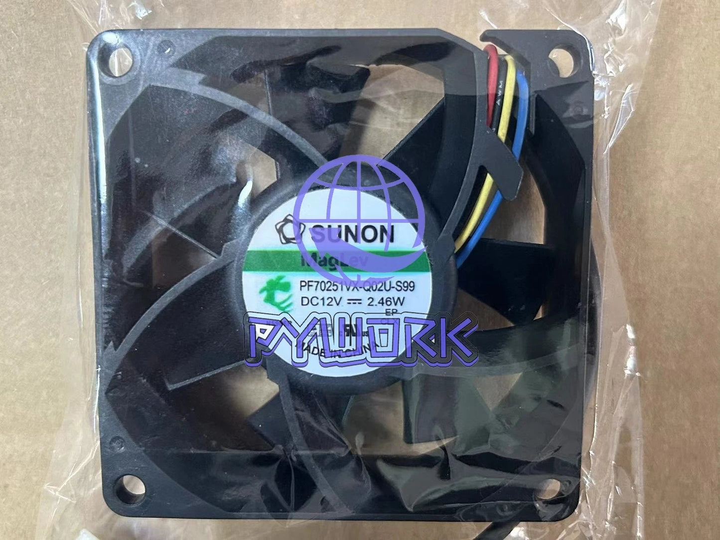 1PCS SUNON PF70251VX-Q02U-S99 7025 70mm 12V 2.46W 4-wire cooling fan 4pin~