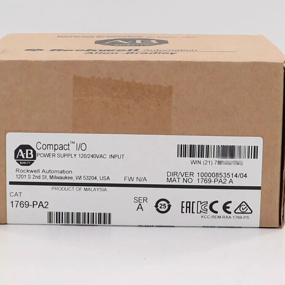 New Factory Sealed AB 1769-PA2 SER A CompactLogix AC Power Supply 1769PA2 - COMPACTLOGIX