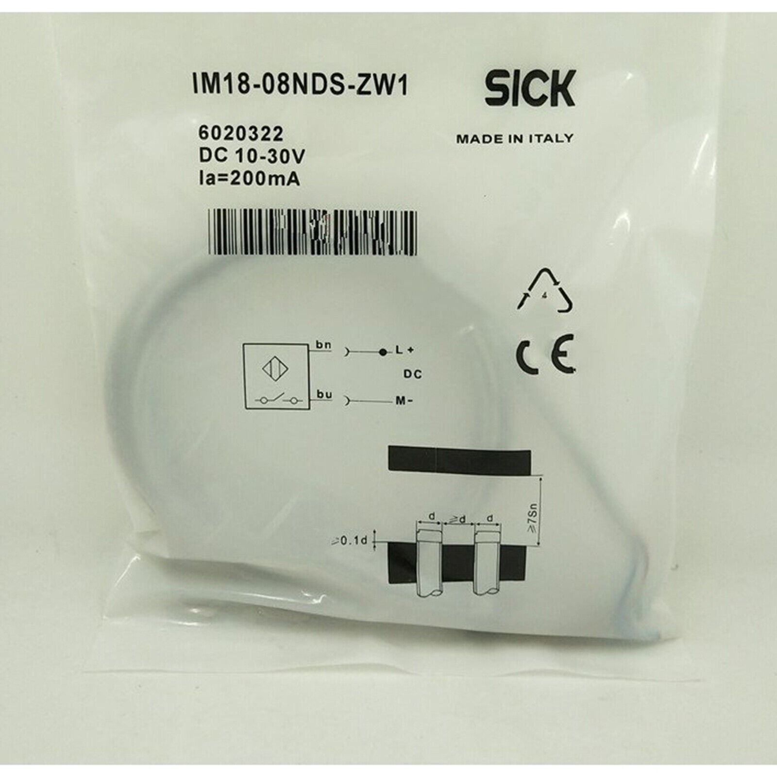 SICK Photoelectric Switch IM18-08NDS-ZW1 - SICK