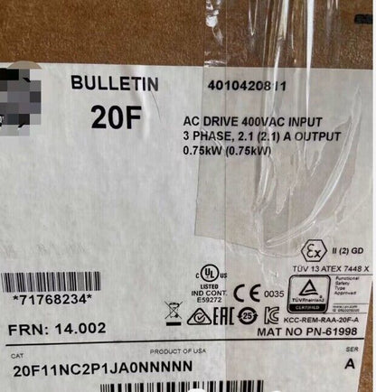 New Allen Bradley 20F11NC2P1JA0NNNNN - NEW ALLEN BRADLEY