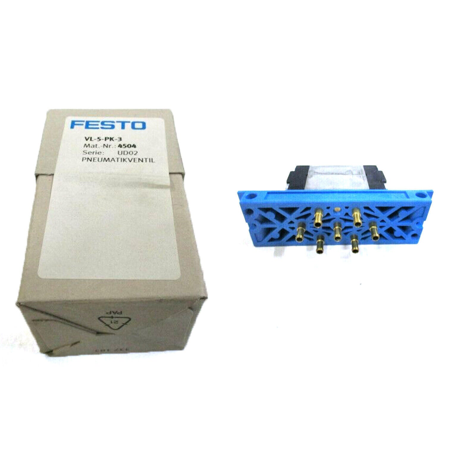 FESTO VL-5-PK-3 4504 Pneumatic Control Valve - FESTO