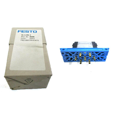 FESTO VL-5-PK-3 4504 Pneumatic Control Valve - FESTO