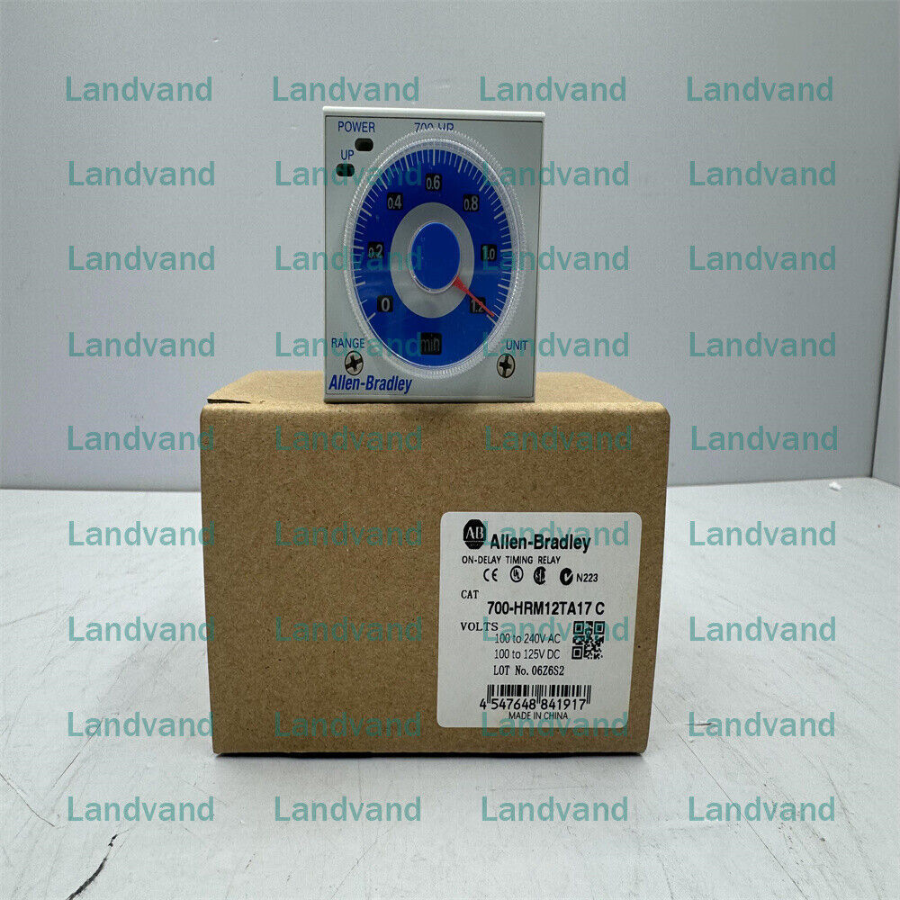 Allen Bradley 700-HRM12TA17 On-Delay Timing Relay 100-240VAC 100-125VDC #C